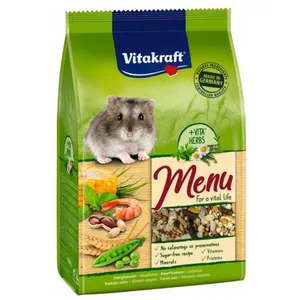 Smulkių žiurkėnų pašaras MENU, 400 g