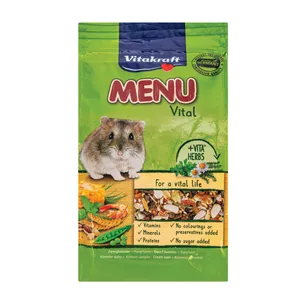 Smulkių žiurkėnų pašaras MENU, 400 g