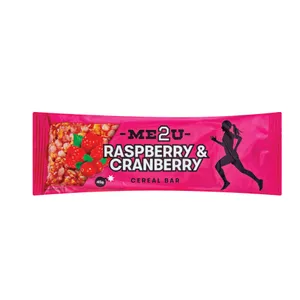 Javainių batonėlis ME2U RASPBERRY & CRANBERRY, 45 g