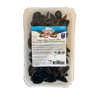 Šviežios Midijos Map 65-80 vakuume, 1 kg