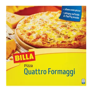 Šaldyta Quattro Formaggi pica kepta krosnyje BILLA, 340 g
