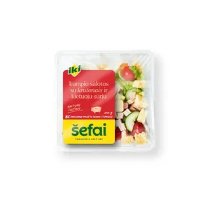Kumpio salotos su krutonais ir kietuoju sūriu, IKI ŠEFAI, 245 g
