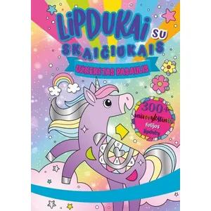 Knyga UŽKERĖTAS PASAULIS. LIPDUKAI SU SKAIČIUKAIS