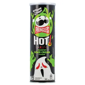Užkandis PRINGLES HOT KICKIN' SOUR CREAM, 160 g