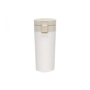 Termosinis kelioninis baltas puodelis MAKU, 360 ml