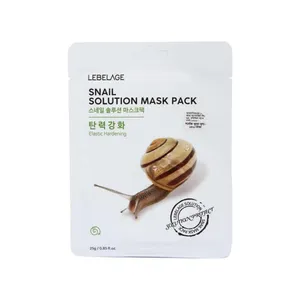 Lakštinė veido kaukė LEBELAGE LEBELAGE Snail Solution 25g