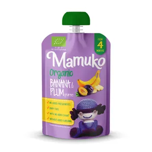 Ekologiška bananų ir slyvų tyrelė MAMUKO, 100 g