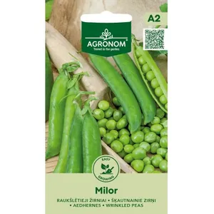 Sėklos žirniai raukšlėtieji milor AGRN  