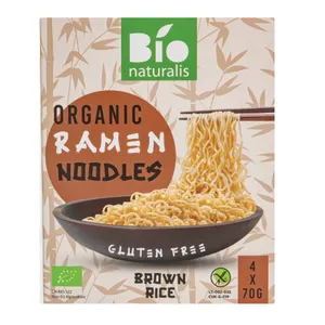 Ekologiškas rudųjų ryžių ramenas BIONATURALIS 70g