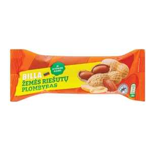 Karameliniai ledai su kakaviniu glaistu ir riešutais BILLA, 70 ml