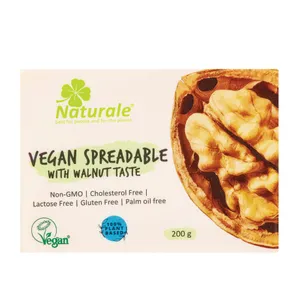 Riešutų skonio augaliniai tepieji riebalai NATURALE VEGAN, 200 g