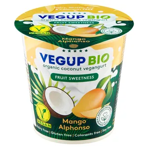 Ekologiškas kokosų desertas su mangais,VEGUP BIO, 140 g