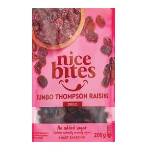 Jumbo džiovintos razinos NICE BITES, 200 g