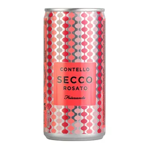 Putojantis vynas CONTELLO SECCO ROSATO (10%), 200 ml