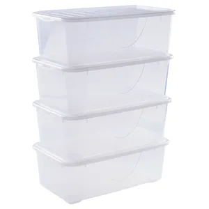 Skaidrių daiktadėžių rinkinys 4 VNT 5,6L