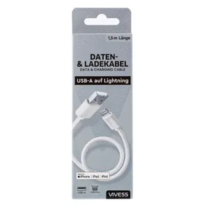 Duomenų ir įkrovimo laidas USB-A VIVESS