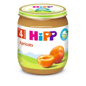 Ekologiška abrikosų tyrelė nuo 4 mėn. HIPP