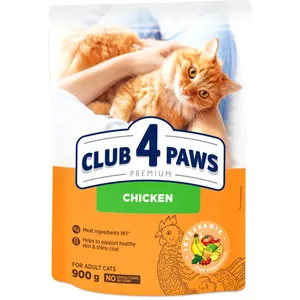 Sausas maistas katėms su vištiena CLUB 4 PAWS