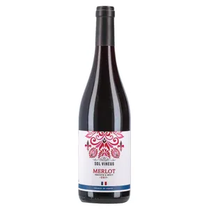 Raudonasis, sausas vynas SOL VINEUS MERLOT (14%), 750 ml