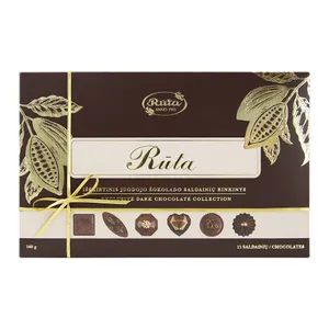 Juodojo šokolado saldainių rinkinys RŪTA