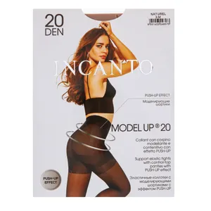Moteriškos pėdkelnės INCANTO MODEL UP 20 DEN, 3dydis, spalva NATURELE