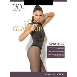Moteriškos pėdkelnės GLAMOUR GINESTRA 20 DEN, 3 dydis, spalva NERO