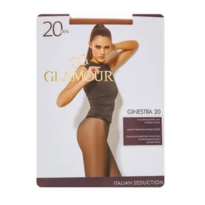 Moteriškos pėdkelnės GLAMOUR GINESTRA 20 DEN, 2 dydis, spalva MIELE