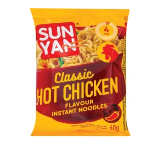 Greitai paruošiami makaronai Sun Yan CLASSIC su aštrios vištienos skonio sultiniu