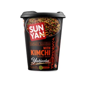 Greitai paruošiami Makaronai Sun Yan yakisoba su kimchi skonio padažu