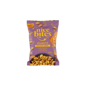 Kepinti žemės riešutai su medumi ir druska NICE BITES, 150 g