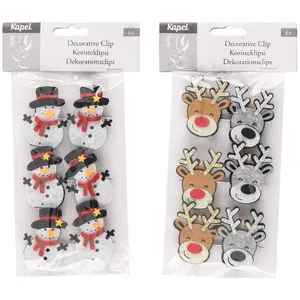 Segtukas KAPEL su sniego seniu ir elniais, 6 vnt