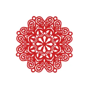 Stalo padėkliukas WINTERIA raudonas 38cm