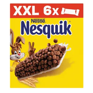 Dribsnių batonėlis NESQUIK, 6 x 25 g