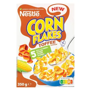 Dribsniai NESTLÉ CORN FLAKES TOFFEE, 350g