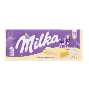 Šokoladas MILKA 90G WHITE 24CA