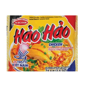 HAO HAO Chilli Crispy Onion Fl. 75 g /Greitai paruoš.makaron 75g