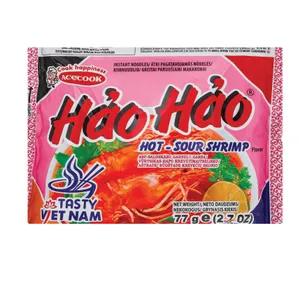 HAO HAO Hot&Sour Shrimp Fl. 77 g /Greitai paruoš.makaronai 77g