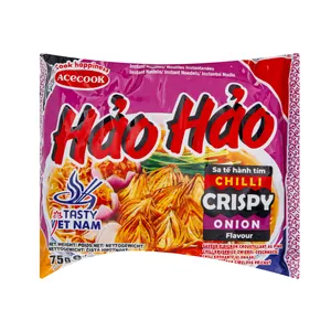 HAO HAO Chilli Crispy Onion Fl. 75 g /Greitai paruoš.makaron 75g