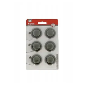 Magnetai plastikiniai 4cm, 6 vnt