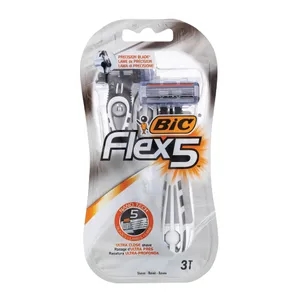 BIC Flex 5 vyriški vienkartiniai skustuvai 3vnt.