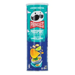 Užkandis PRINGLES Thai žaliojo kario skonio, 165g