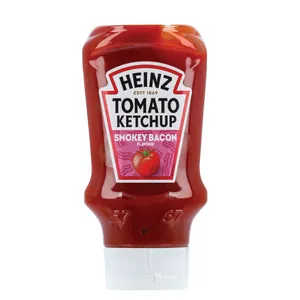 HEINZ rūkytos šoninės skonio kečupas, 400ml/460g