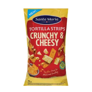 Traškūs kukurūzų traškučiai SANTA MARIA sūrio skonio, 185 g