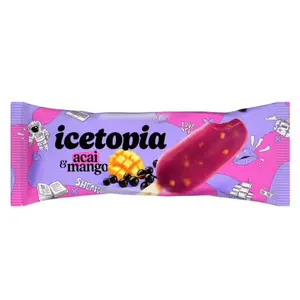ICETOPIA acai šerbetas su mango gabaliukais