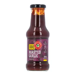 Padažas BBQ ROASTED GARLIC 0,25/320g  (j.d) KKF (EN/LT)