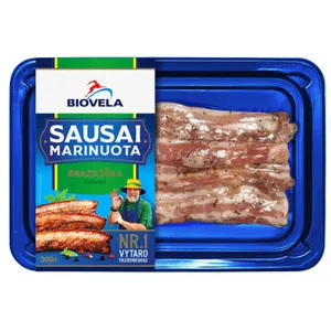 Sausai marinuoti BRAZILIŠKI kiaulienos šoninės kepsneliai 300 g 