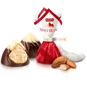 ROSHEN MONT BLANC pieninio šok. saldainiai su migdolais ir kokoso kremu 1kg