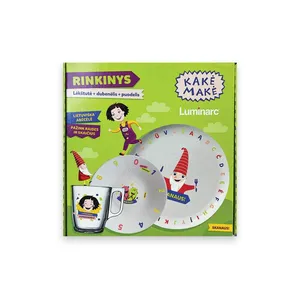 KAKĖ MAKĖ stiklinis indų rinkinys 3 vnt