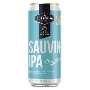 Alus GUBERNIJA BREW LEAGUE SAUVIN-ON IPA (4,9%), 500 ml