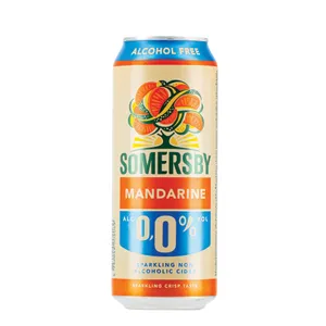 Nealkoholinis sidras Somersby Mandarinų 0.0% 0,5L Sk.